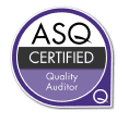 ASQ Quality Auditor badge